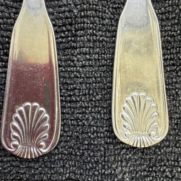 2 AMSILCO World Tableware Coquille Stainless Steel Flatware Teaspoons 6 1/4" - Picture 7 of 7